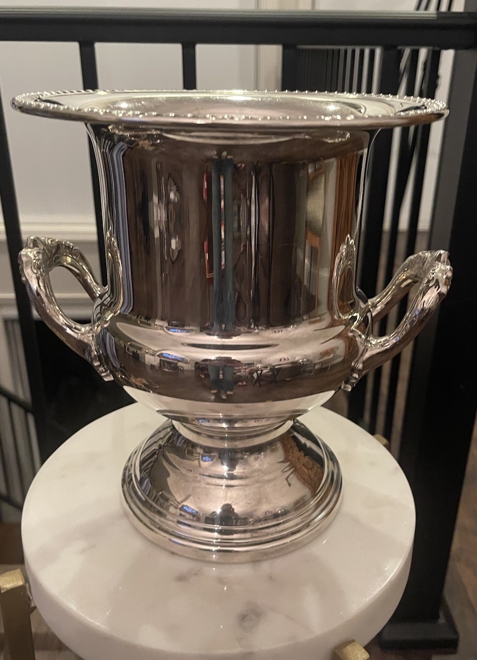 Vintage Leonard Silverplate Trophy Urn Ice Bucket Champagne Cooler 10