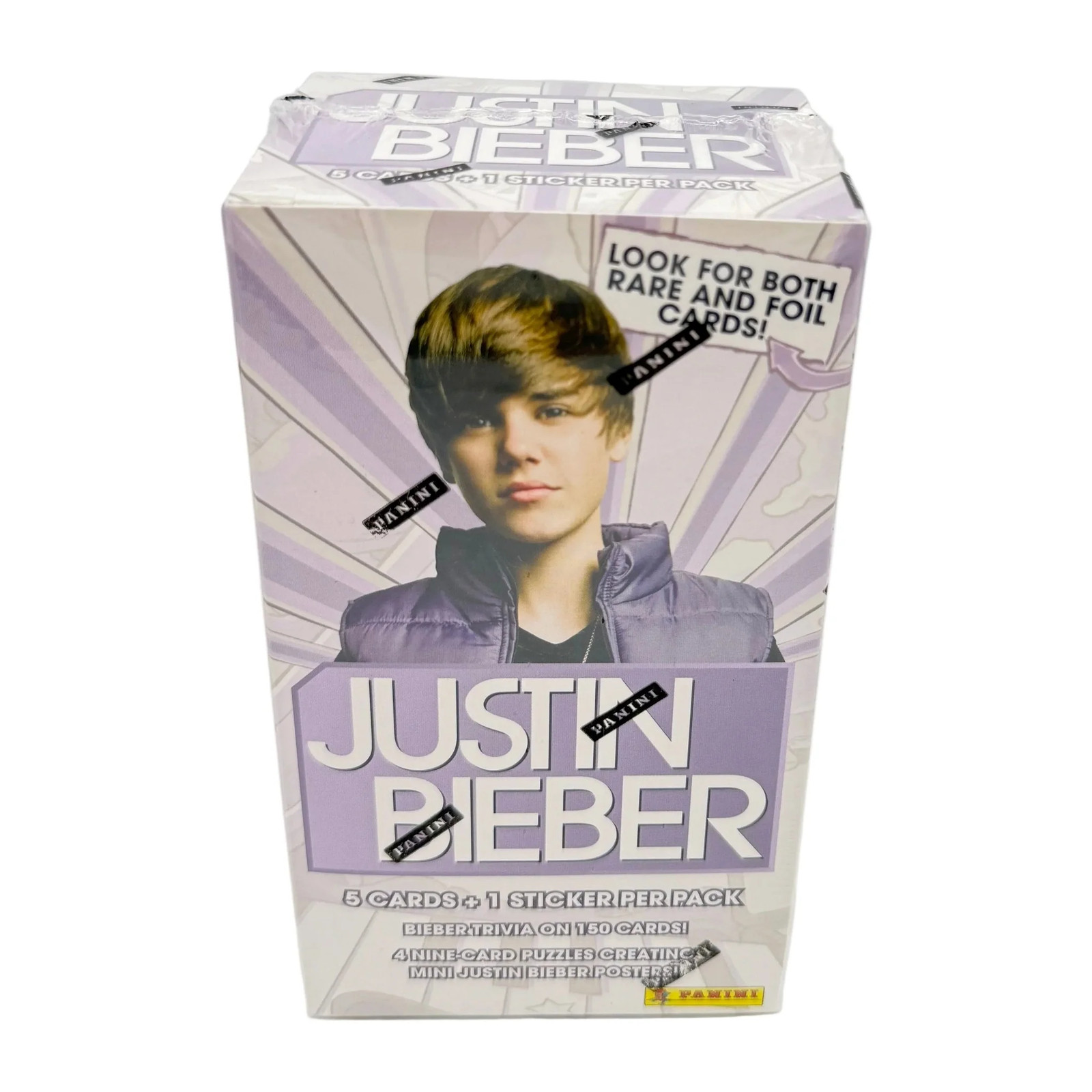 2010 Panini Justin Bieber Blaster Box Factory Sealed