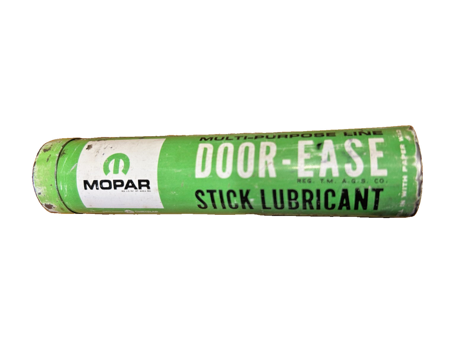 Vintage rare MOPAR Chrysler Door-Ease Stick Lubricant metal Tube good graphics