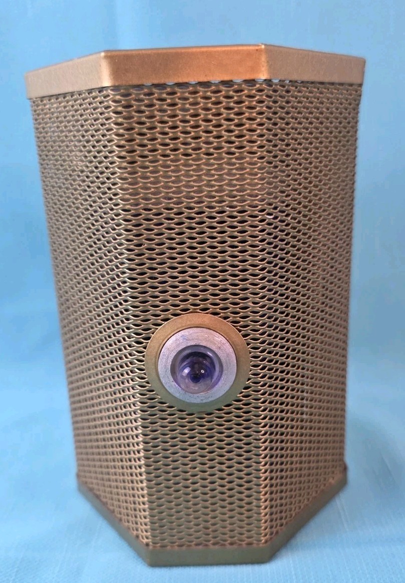 Vintage Fire Alarm Horn - Evercard DuPont Freon - Wall Hanging - Brass Bulb... Vintage Fire Alarm Horn - Evercard DuPont Freon - Wall Hanging - Brass Bulb...
