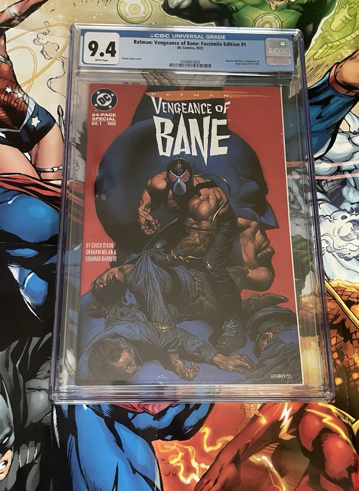 DC Comics Batman: Vengeance of Bane Facsimile Edition #1 Graded CGC 9.4 (2023) DC Comics Batman: Vengeance of Bane Facsimile Edition #1 Graded CGC 9.4 (2023)