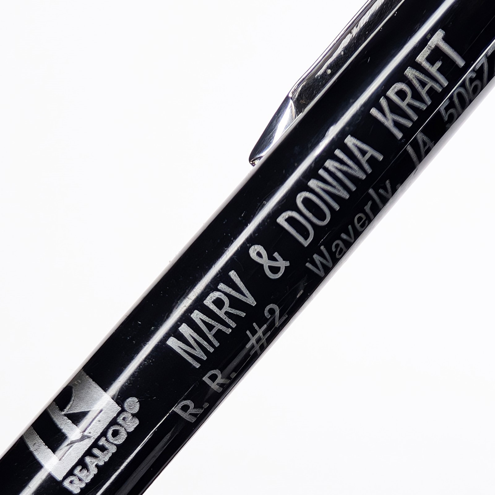 c1970s Waverly, Iowa Bell Ramsey Realtor Advertising Pen Marv Donna Kraft IA G25