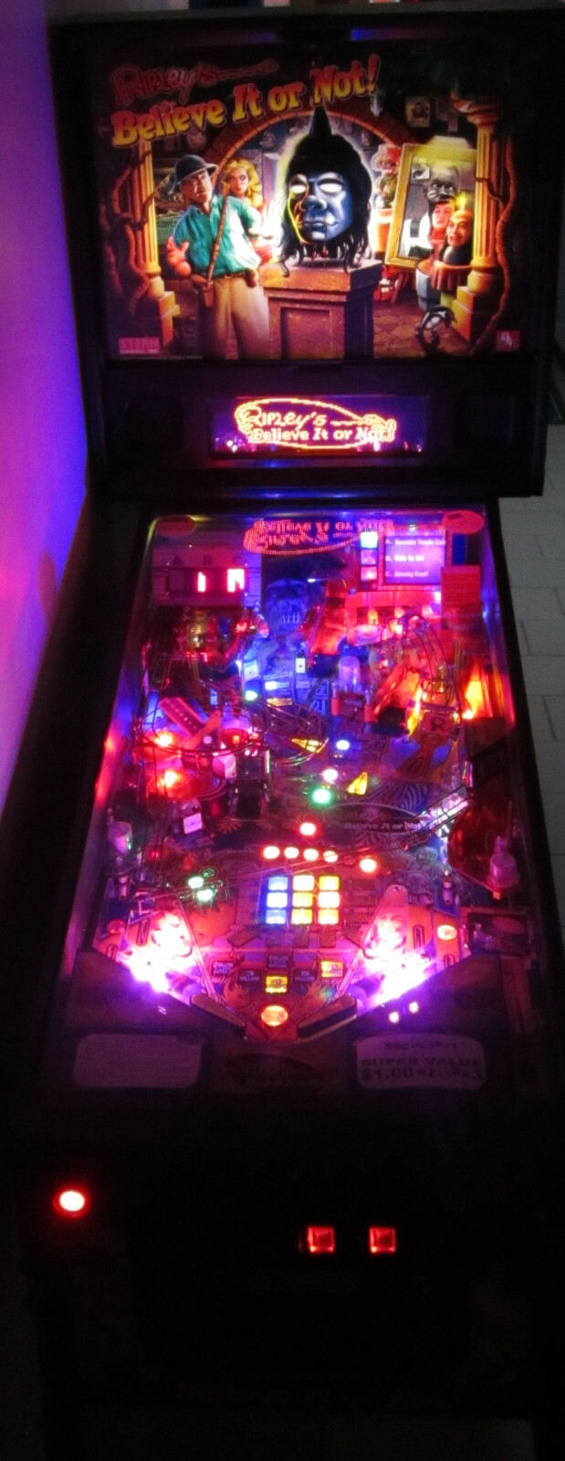 RIPLEY\'S BELIEVE it OR NOT Pinball - NON GHOSTING LED Custom SUPER BRIGHT KIT