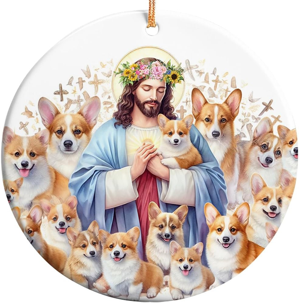 Corgi Christmas Ornament 2026 Faith Pet Memorial Keepsake Corgi Christmas Ornament 2026 Faith Pet Memorial Keepsake