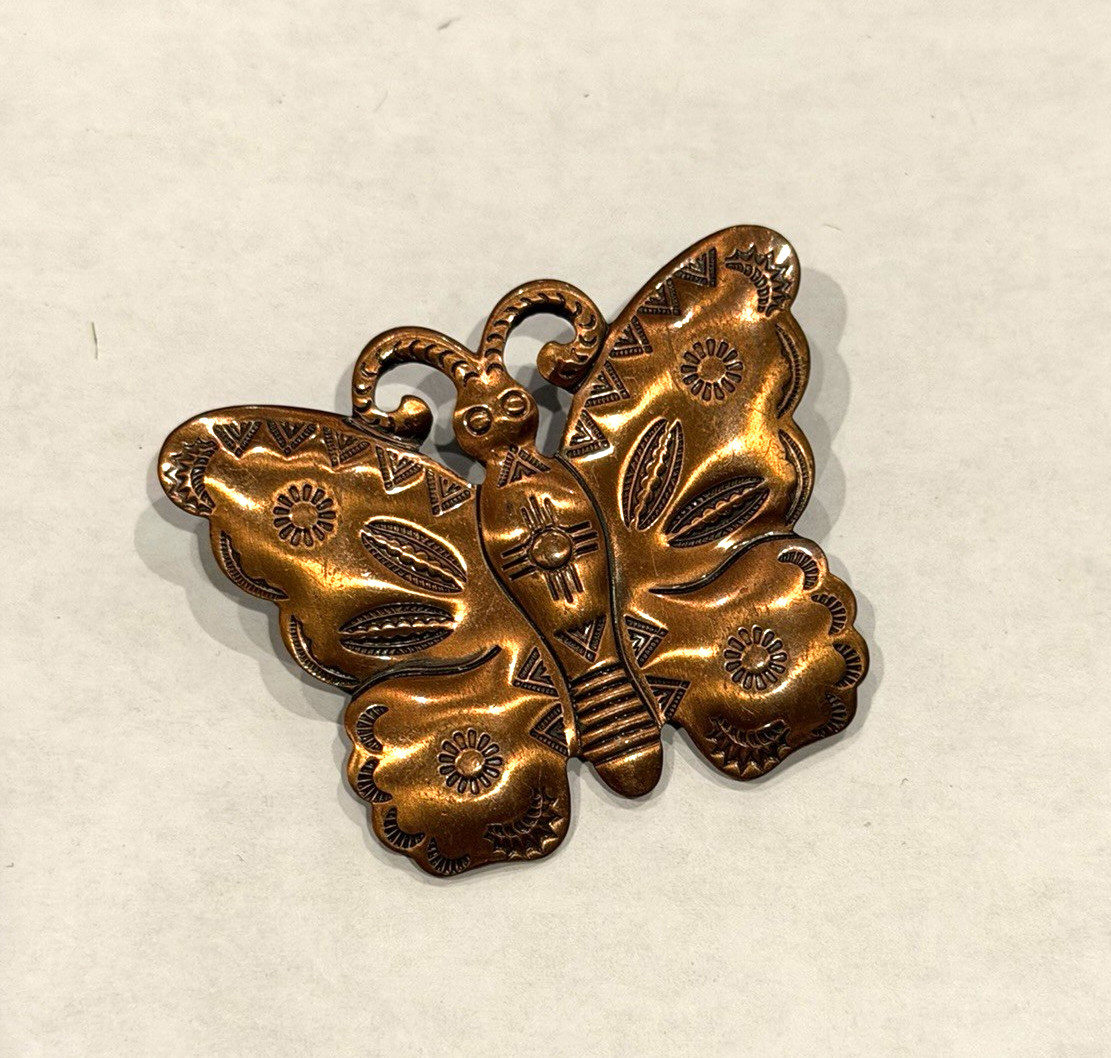 BUTTERFLY VINTAGE COPPER 1.75\