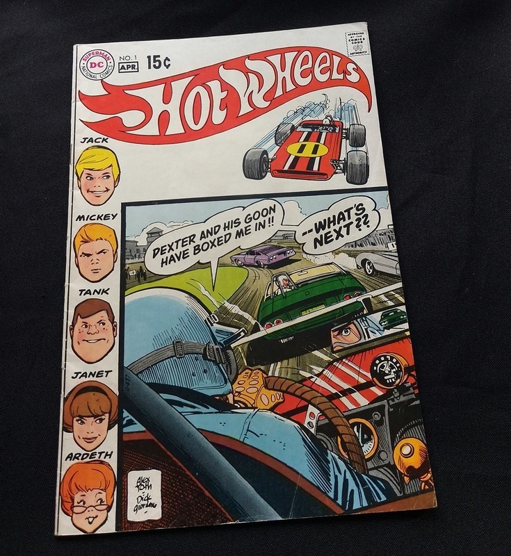 Hot Wheels #1 (DC Comics March-April 1970)