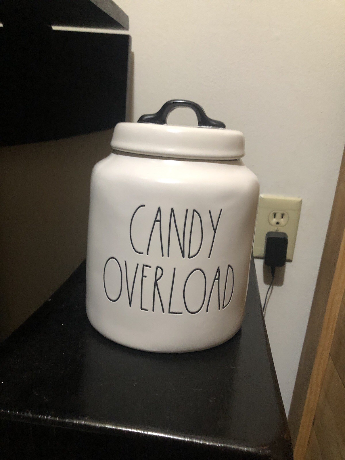 Rae Dunn HTF Halloween Candy Overload Large Canister