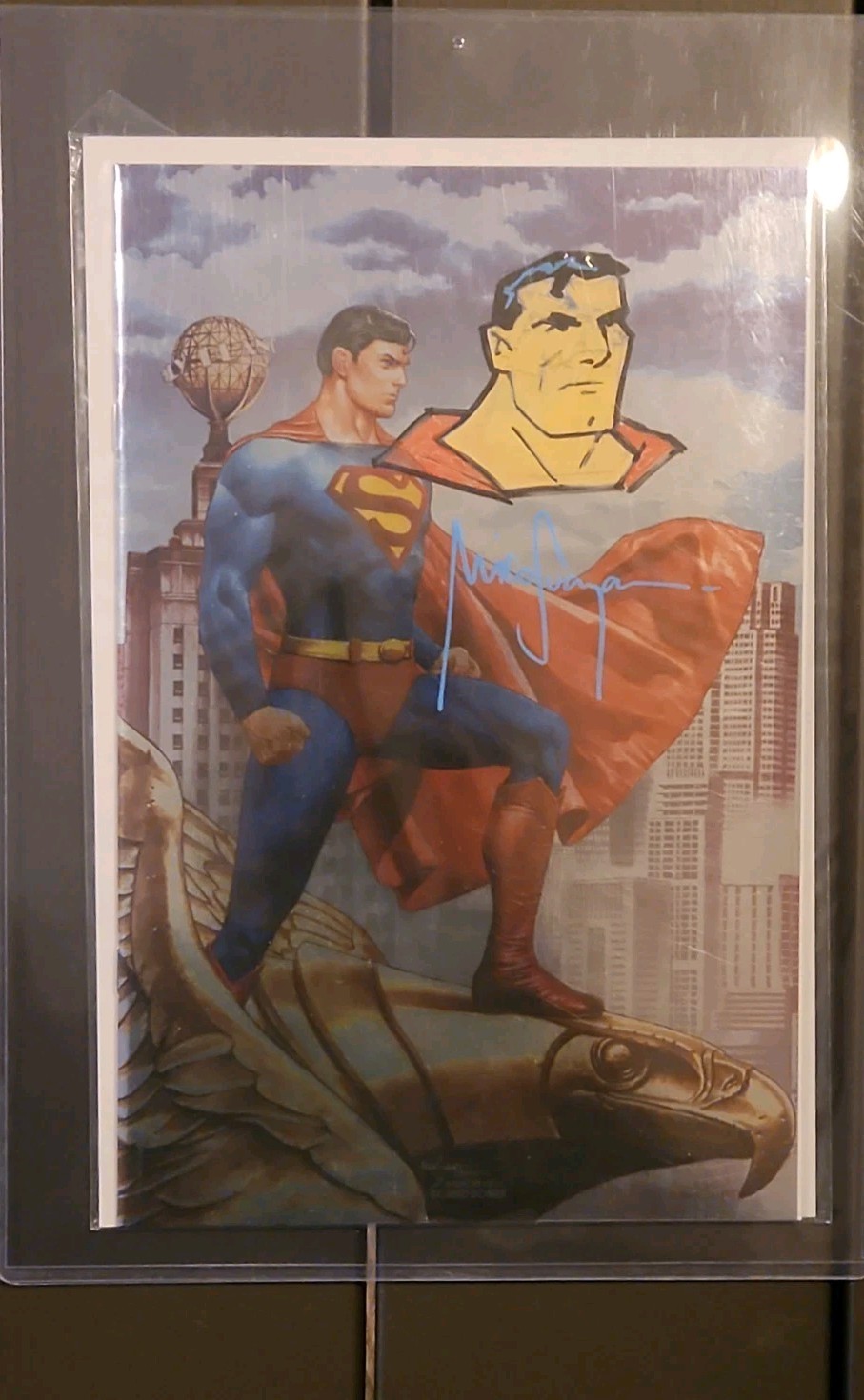 SUPERMAN '78 #1 NM Remarked And Signed MICO SUAYAN EXCLUSIVE JIM LEE VIRGIN FOIL SUPERMAN '78 #1 NM Remarked And Signed MICO SUAYAN EXCLUSIVE JIM LEE VIRGIN FOIL