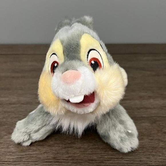 Disney Bambi Floppy Thumper Plush Vintage  w/ Hang Tag