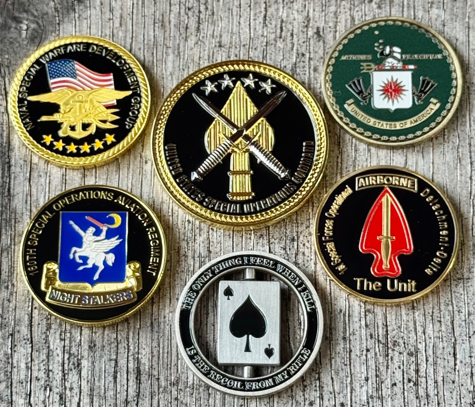United States Special Operations Command USSOCOM Challenge coin set United States Special Operations Command USSOCOM Challenge coin set