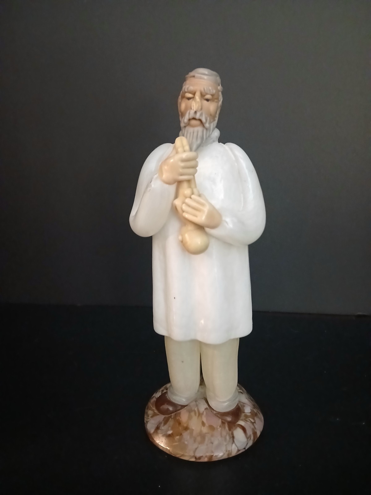 Vintage Czech Glass Obstetrician Pediatrician Doctor Holding Baby Figurine ZBS Vintage Czech Glass Obstetrician Pediatrician Doctor Holding Baby Figurine ZBS