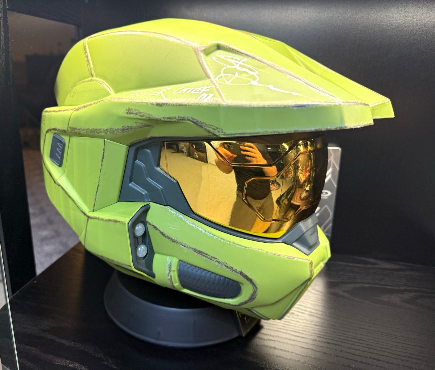 Master Chief Helmet Signed by Steve Downes w/ JSA CoA