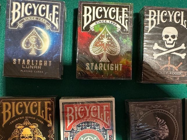 Bicycle playing card collection 10 rare decks
