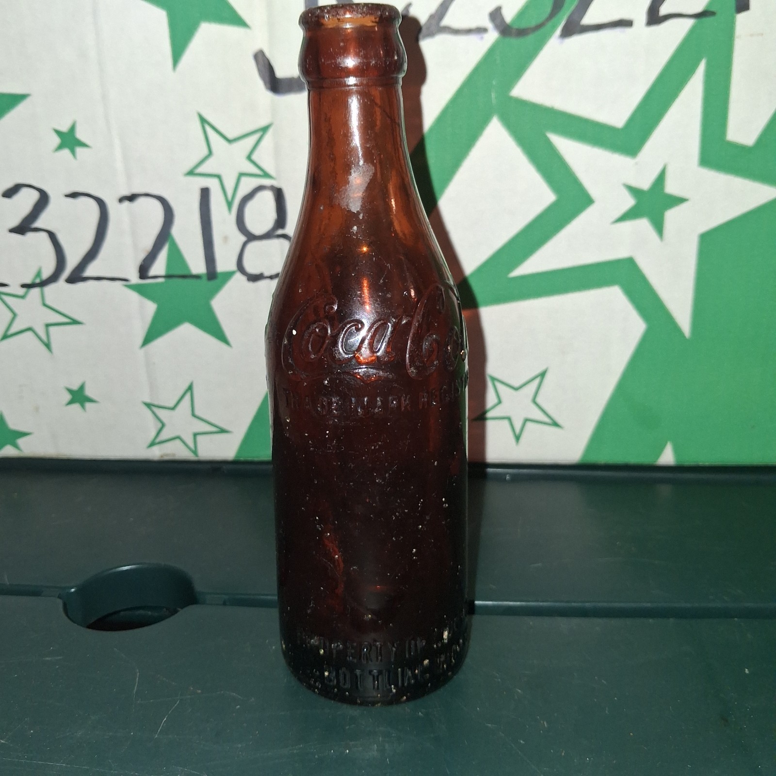 Straight Sided Amber Coca-Cola Bottle Elkins Wva