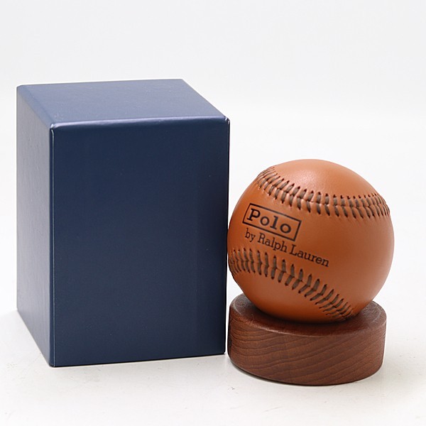 Polo Ralph Lauren Leather Baseball Decorative Display Original Baseball