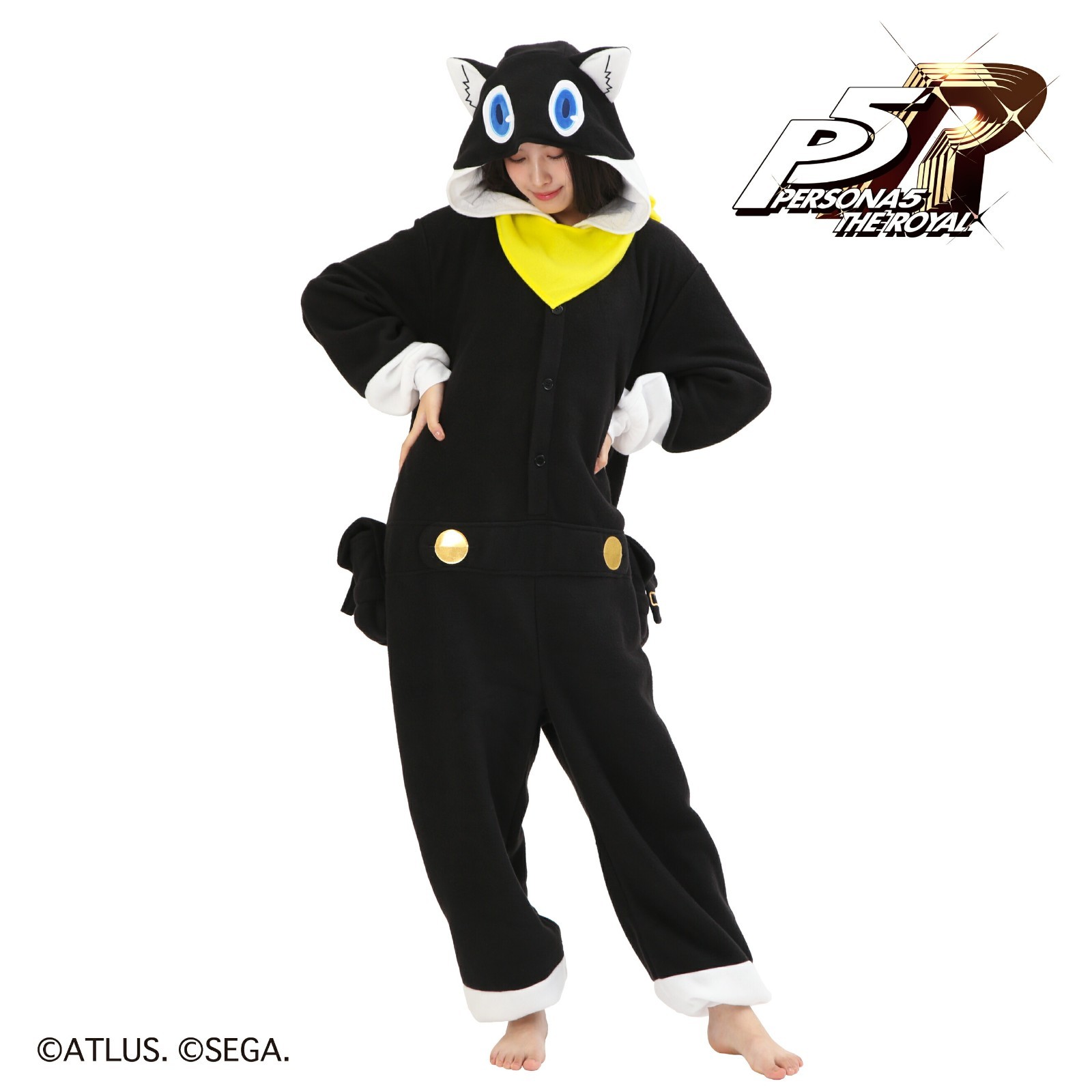 SAZAC Persona 5 MORGANA Kigurumi Costume Unisex Adults One Size Cosplay Japan