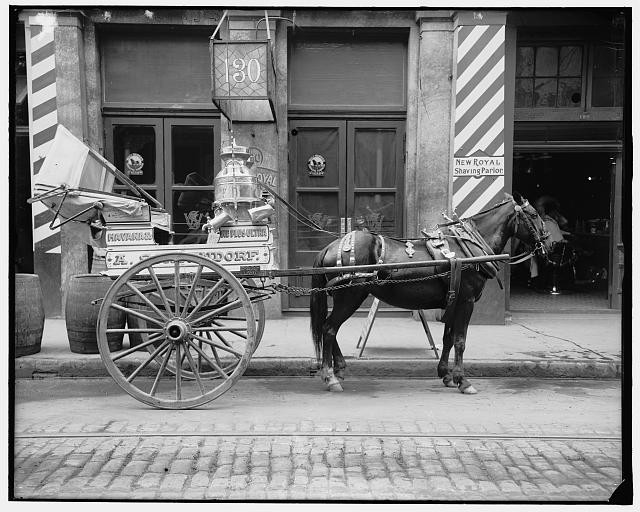 Photo:[New Orleans, La., a typical milk cart]