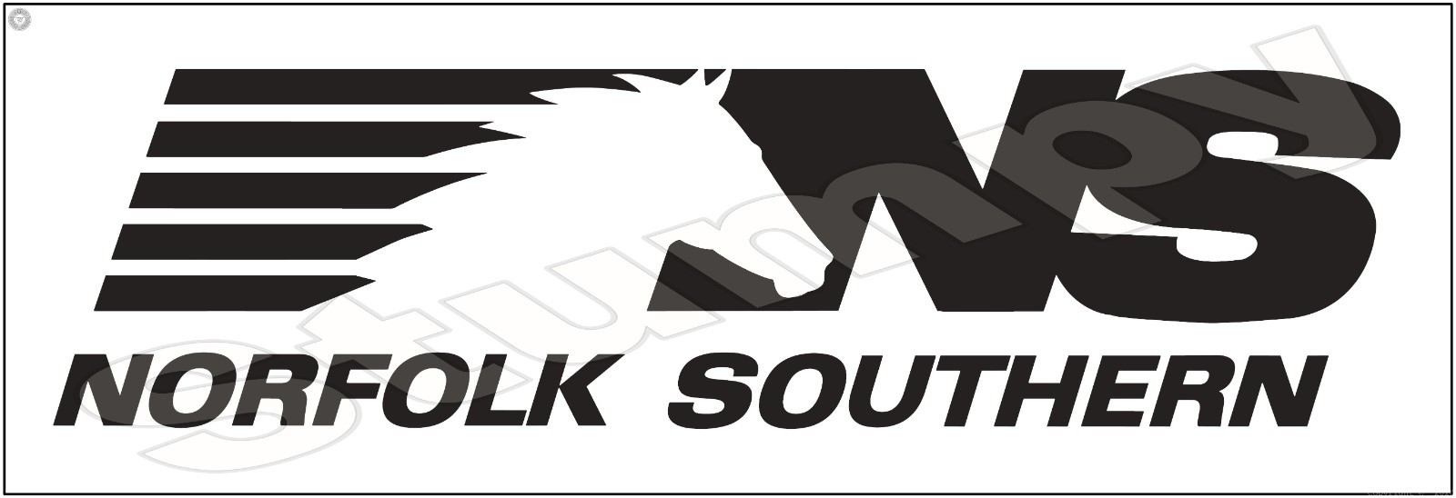 Norfolk Southern Metal Sign 6\ Norfolk Southern Metal Sign 6\