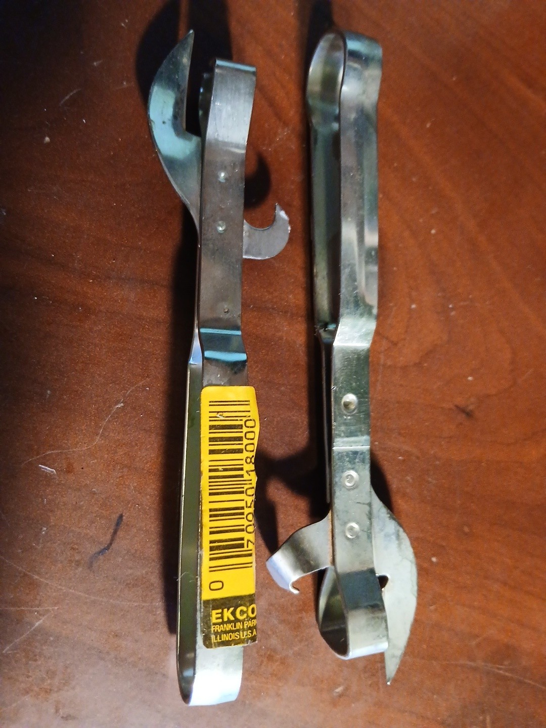 2 NOS Vintage EKCO USA stainless Steel EKCO Can Opener (Some Corrosion) But NOS 2 NOS Vintage EKCO USA stainless Steel EKCO Can Opener (Some Corrosion) But NOS