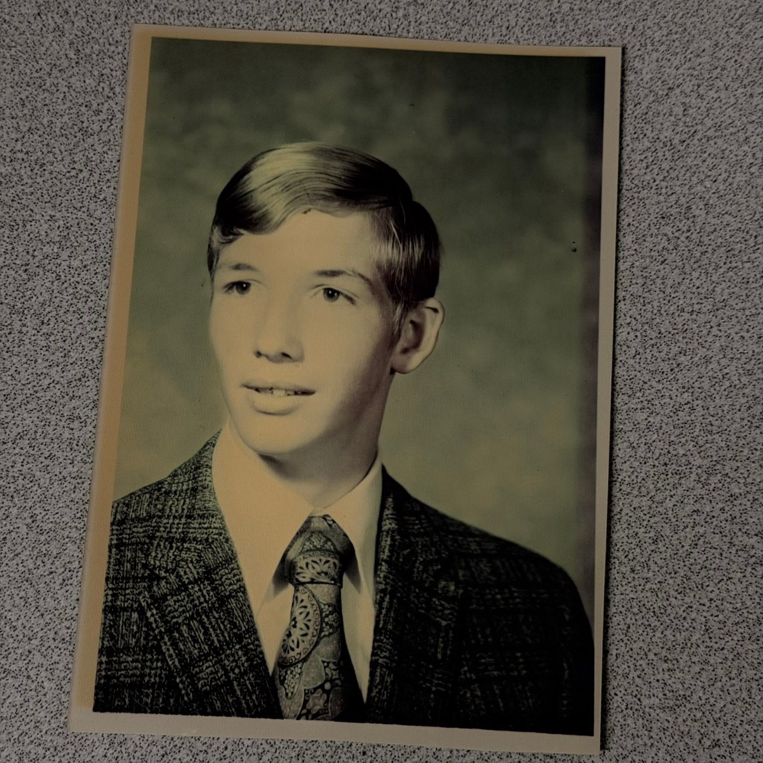 1970s Young Man Portrait Photograph Studio Fashion Vintage 1970s Young Man Portrait Photograph Studio Fashion Vintage
