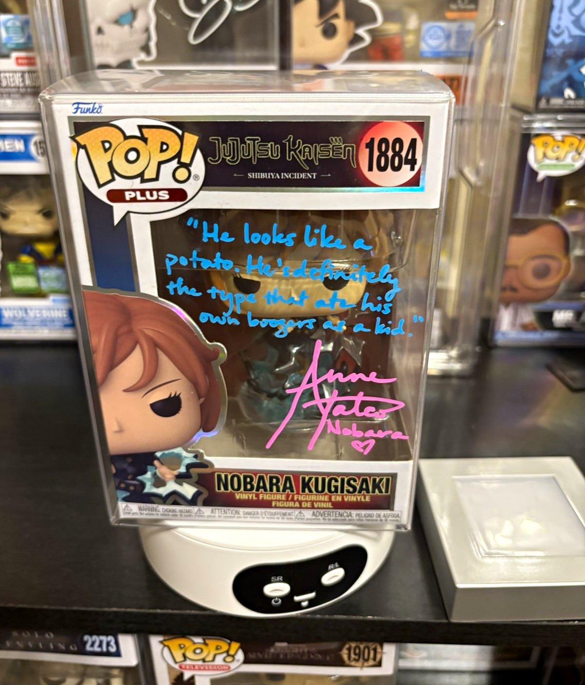 Funko Pop Plus Jujutsu Kaisen Nobara Kugisaki Autographed JSA #1884 CK27869