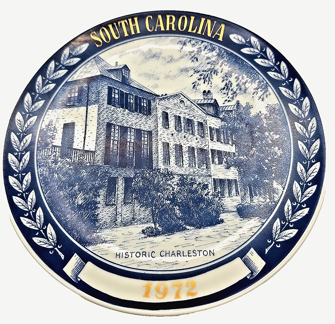 Chateau Inc South Carolina Collectible Plate 1972 Less plate 47. 7-1/4 inches Chateau Inc South Carolina Collectible Plate 1972 Less plate 47. 7-1/4 inches