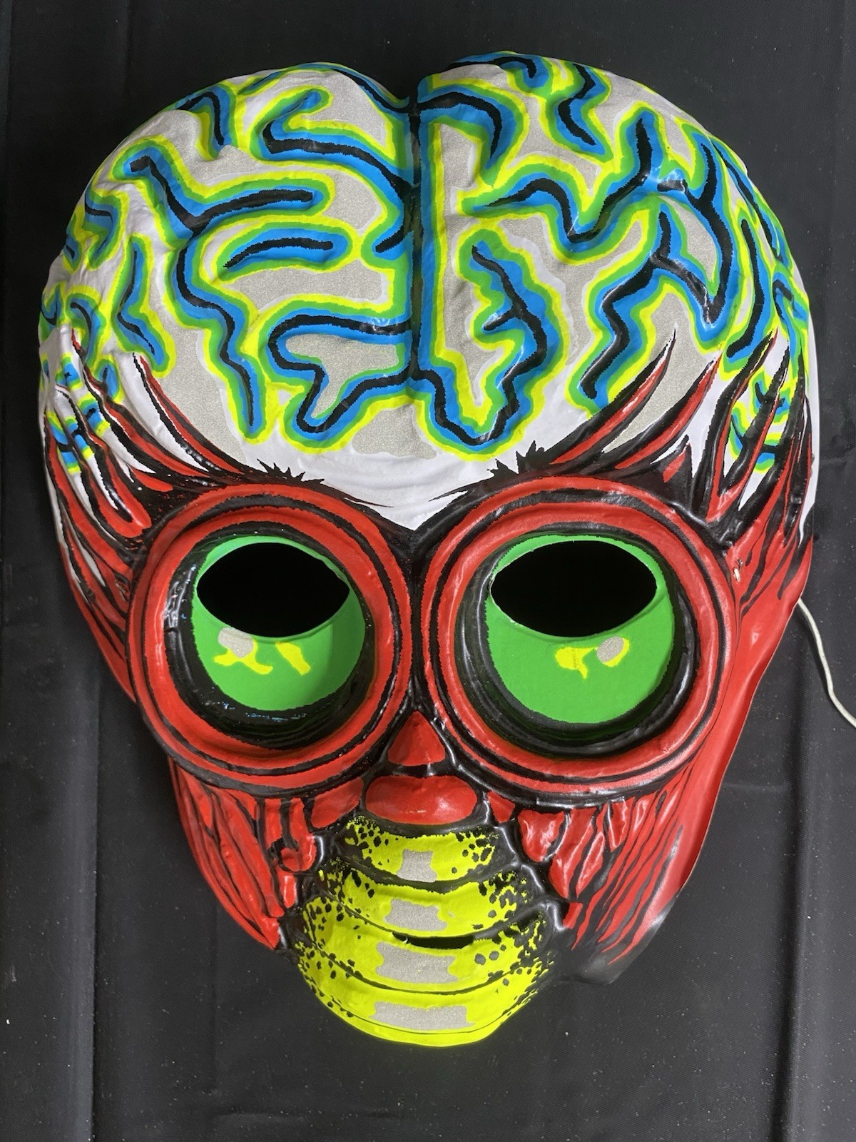 1980 Original Vintage Metaluna Mutant Mask  Collegeville Costumes Halloween