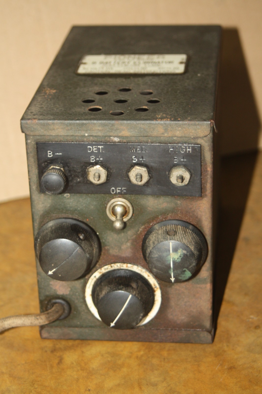 Vintage Pioneer 5258 Model B Battery-Eliminator - Antique Radios -Parts -Repair Vintage Pioneer 5258 Model B Battery-Eliminator - Antique Radios -Parts -Repair