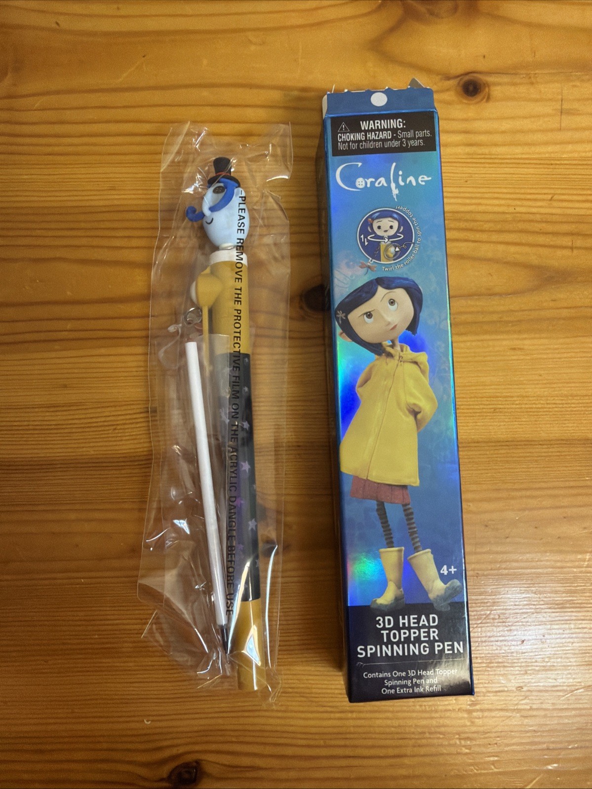 LAIKA Coraline 3D Head Topper Spinning Pen, Bobinsky