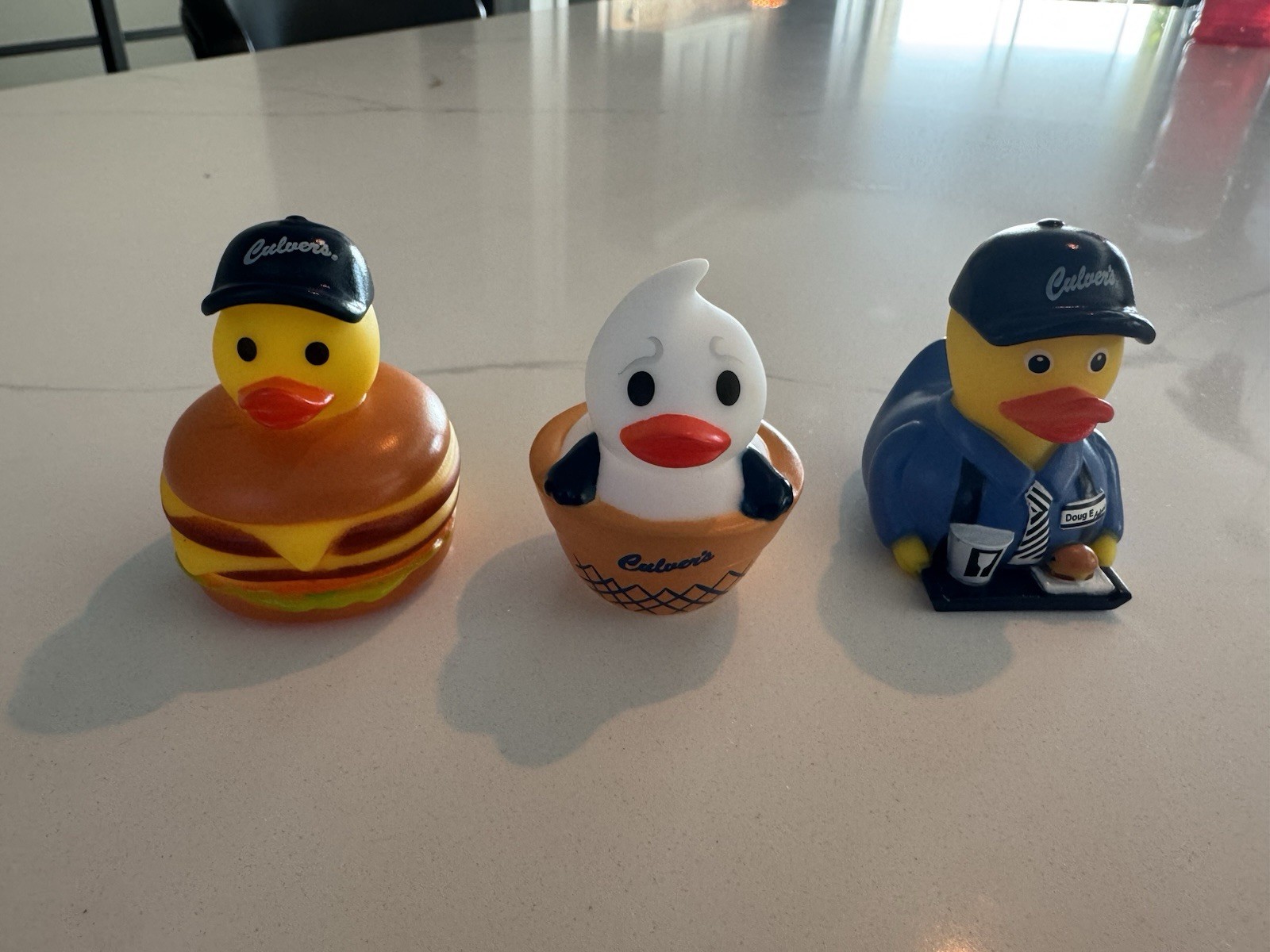 Culver’s Promotional Ducks - Set of 3 Culver’s Promotional Ducks - Set of 3
