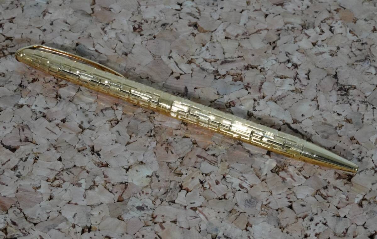 Excellent WATERMAN Gold Plated Ballpoint Pen Elegant Writing Instrument