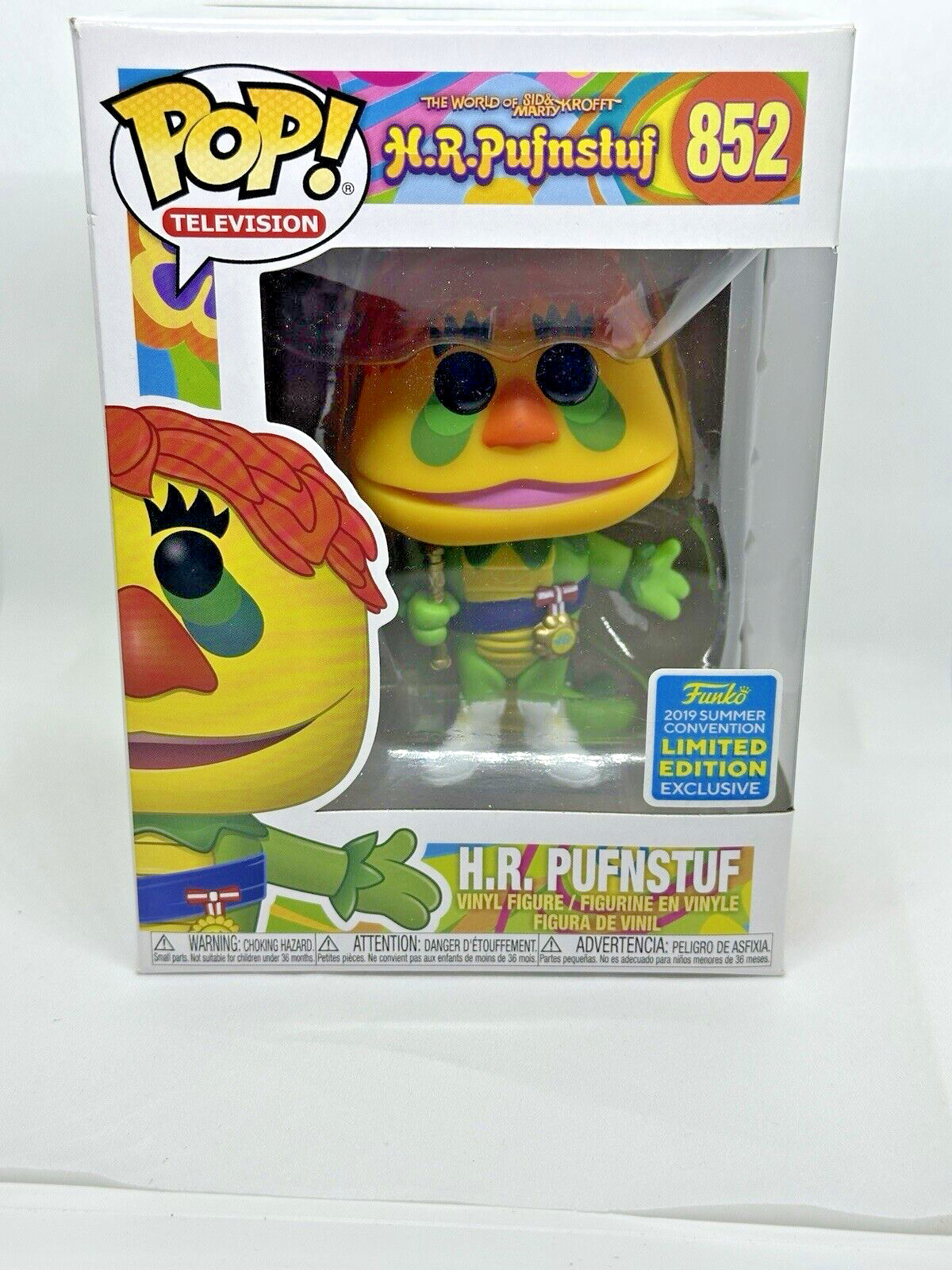 Funko Pop Television: Kroft H.R. Pufnstuf #852 SDCC 2019 Limited Edition Exclus Funko Pop Television: Kroft H.R. Pufnstuf #852 SDCC 2019 Limited Edition Exclus
