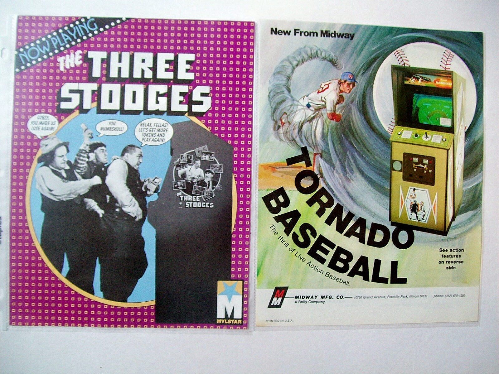 47 Different Coin-Operated Arcade Video Game Flyers 1973 - 2002 ALL ORIGINAL 47 Different Coin-Operated Arcade Video Game Flyers 1973 - 2002 ALL ORIGINAL