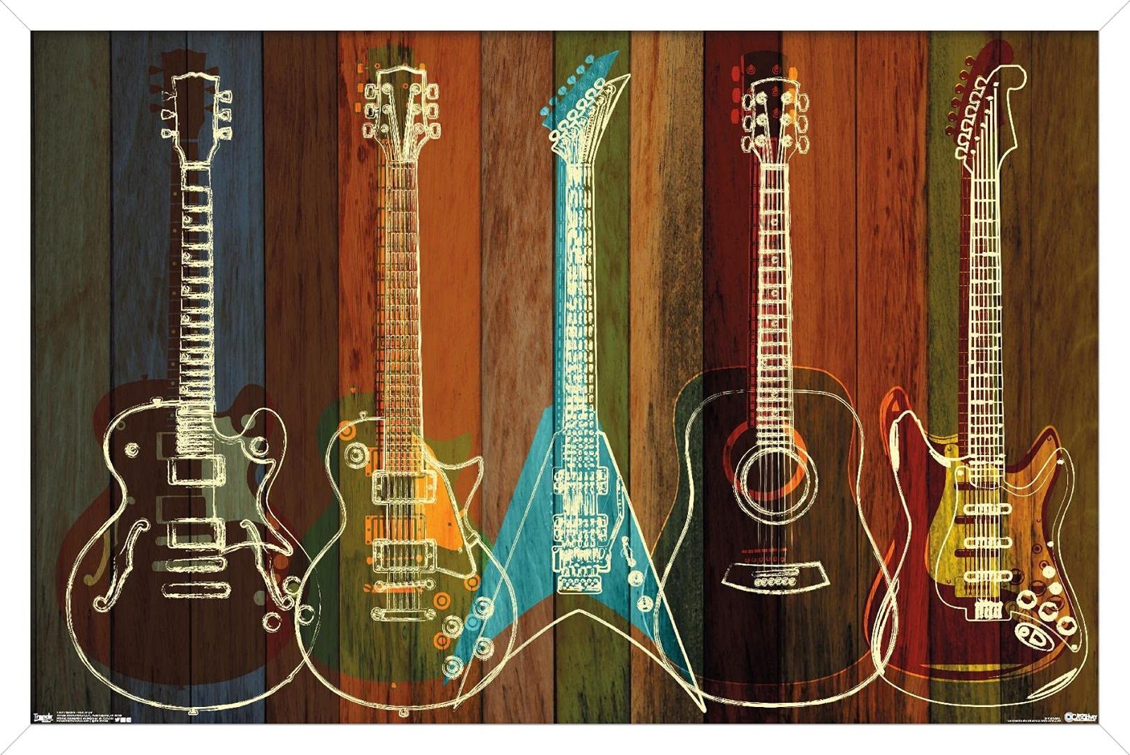 Trends International Guitars Wall Poster 22.375\ Trends International Guitars Wall Poster 22.375\