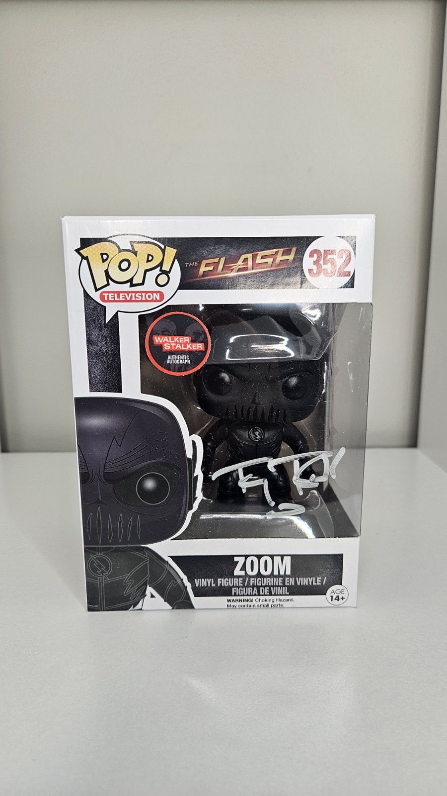 Funko Pop TV: Zoom #352 The Flash Signed Tony Todd Walker Stalker Autograph Funko Pop TV: Zoom #352 The Flash Signed Tony Todd Walker Stalker Autograph