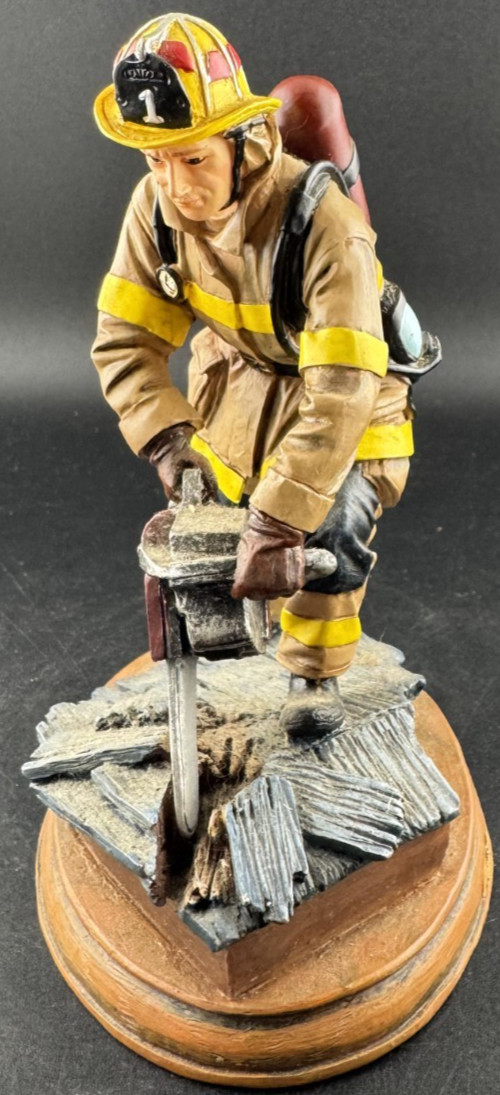 Vanmark Red Hats of Courage “Down to Business” Firefighter Figurine FM88633