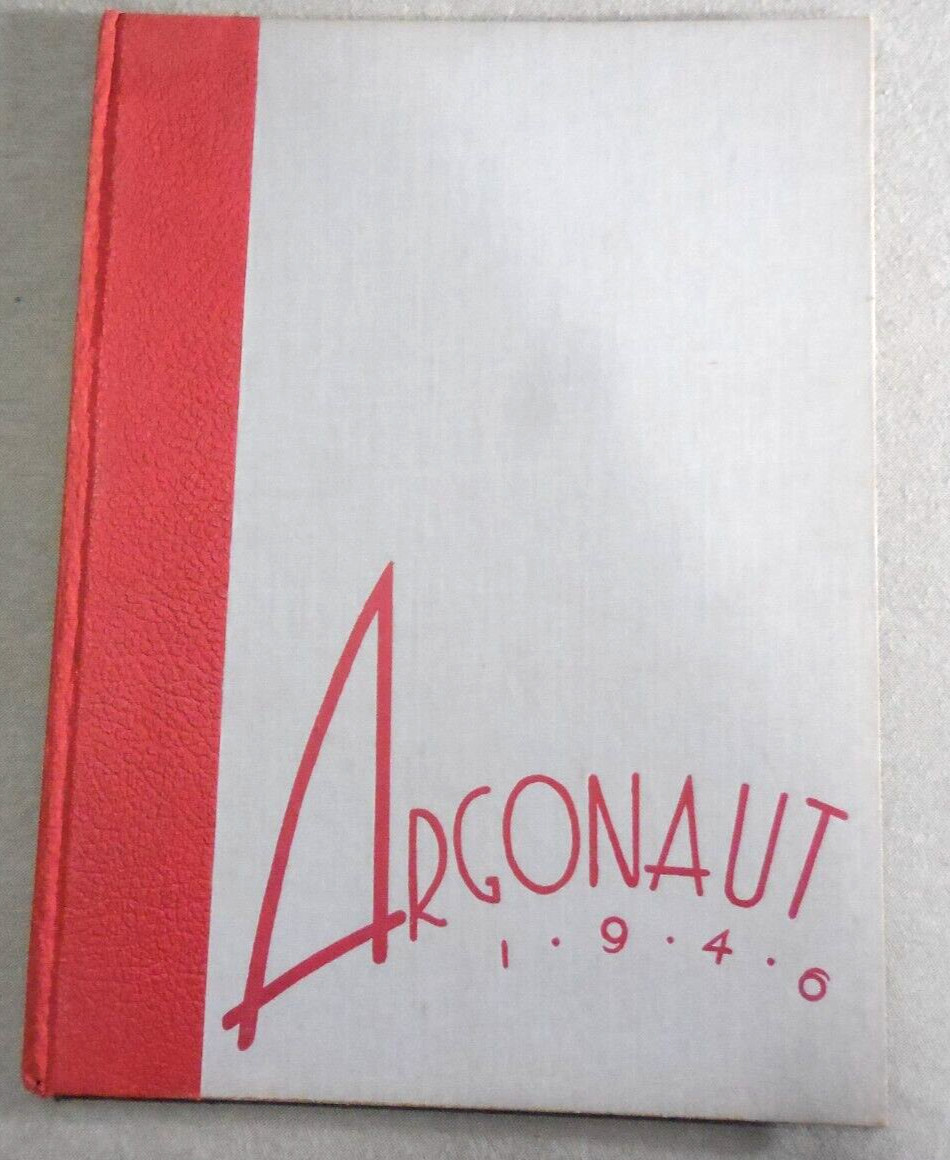 1946 Argonaut Yearbook Garden Grove High School California CA