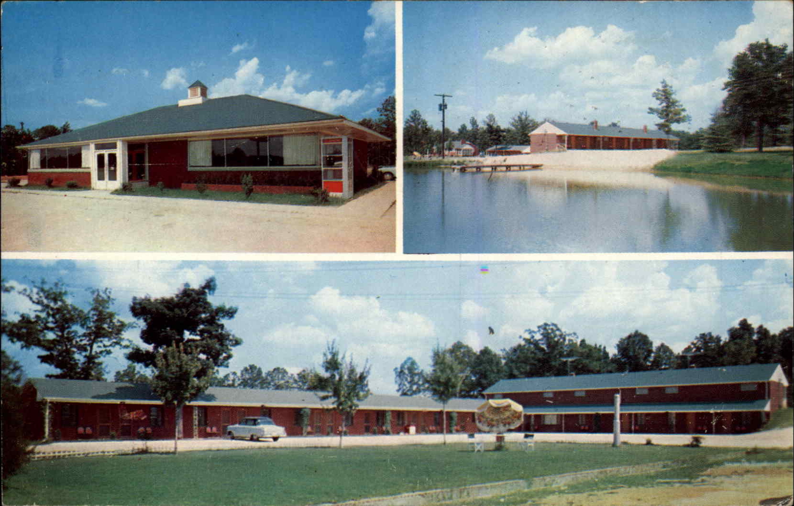 Condor North Carolina NC Blakes Motel Phone Booth c1950s-60s Postcard Condor North Carolina NC Blakes Motel Phone Booth c1950s-60s Postcard