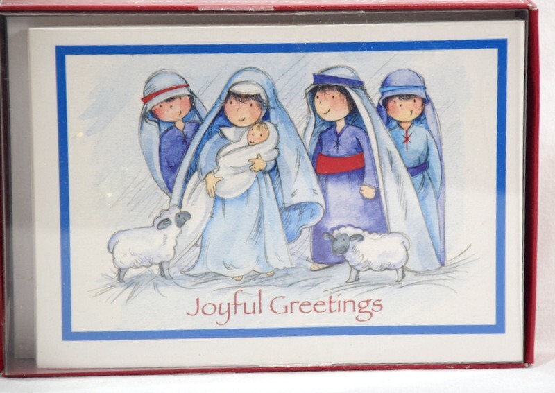 Vintage Joyful Greetings Nativity Christmas Cards 14 Cards Envelopes KMart NIB