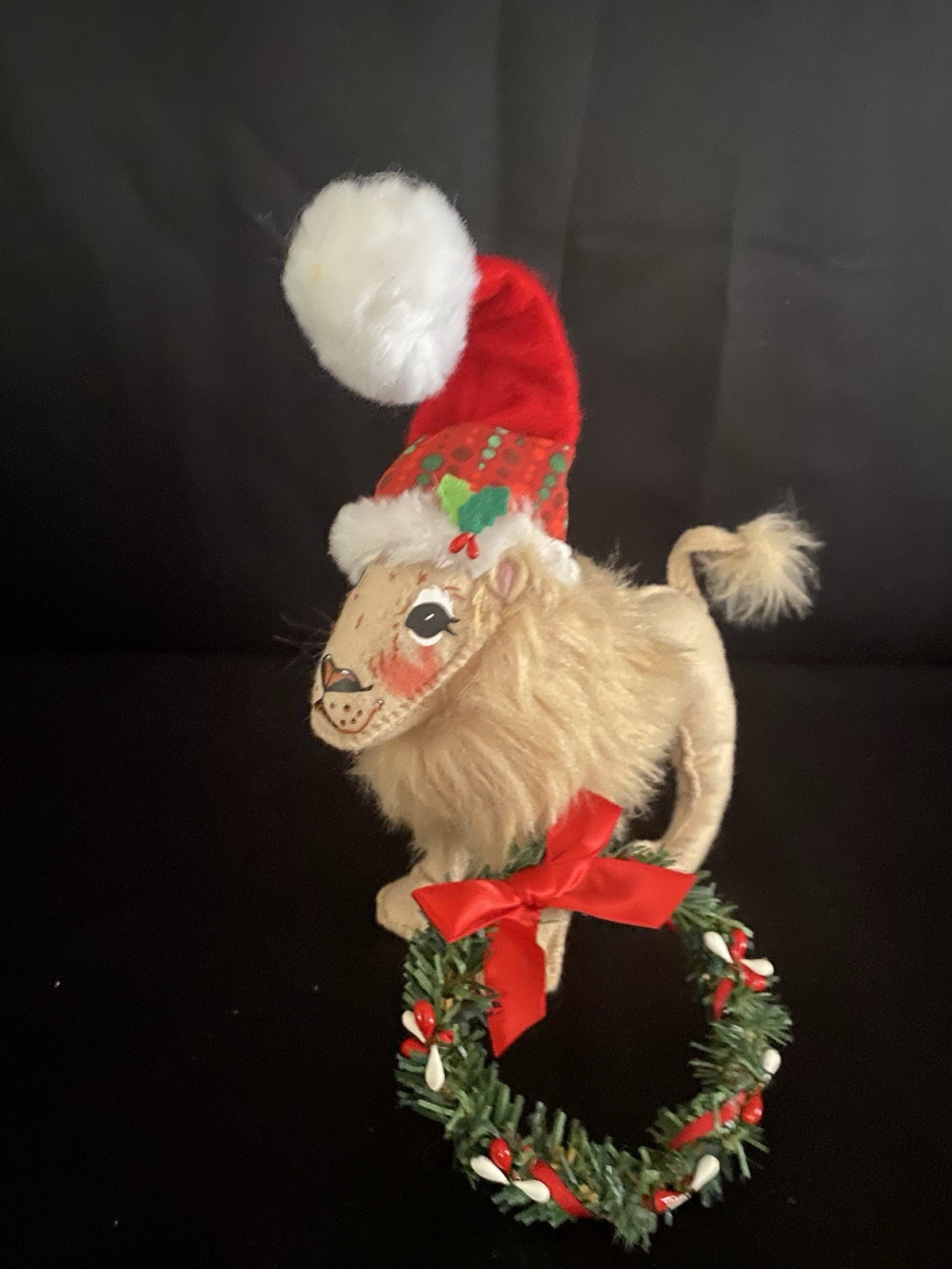 New 6” Annalee “Festive Lion”Christmas Plush