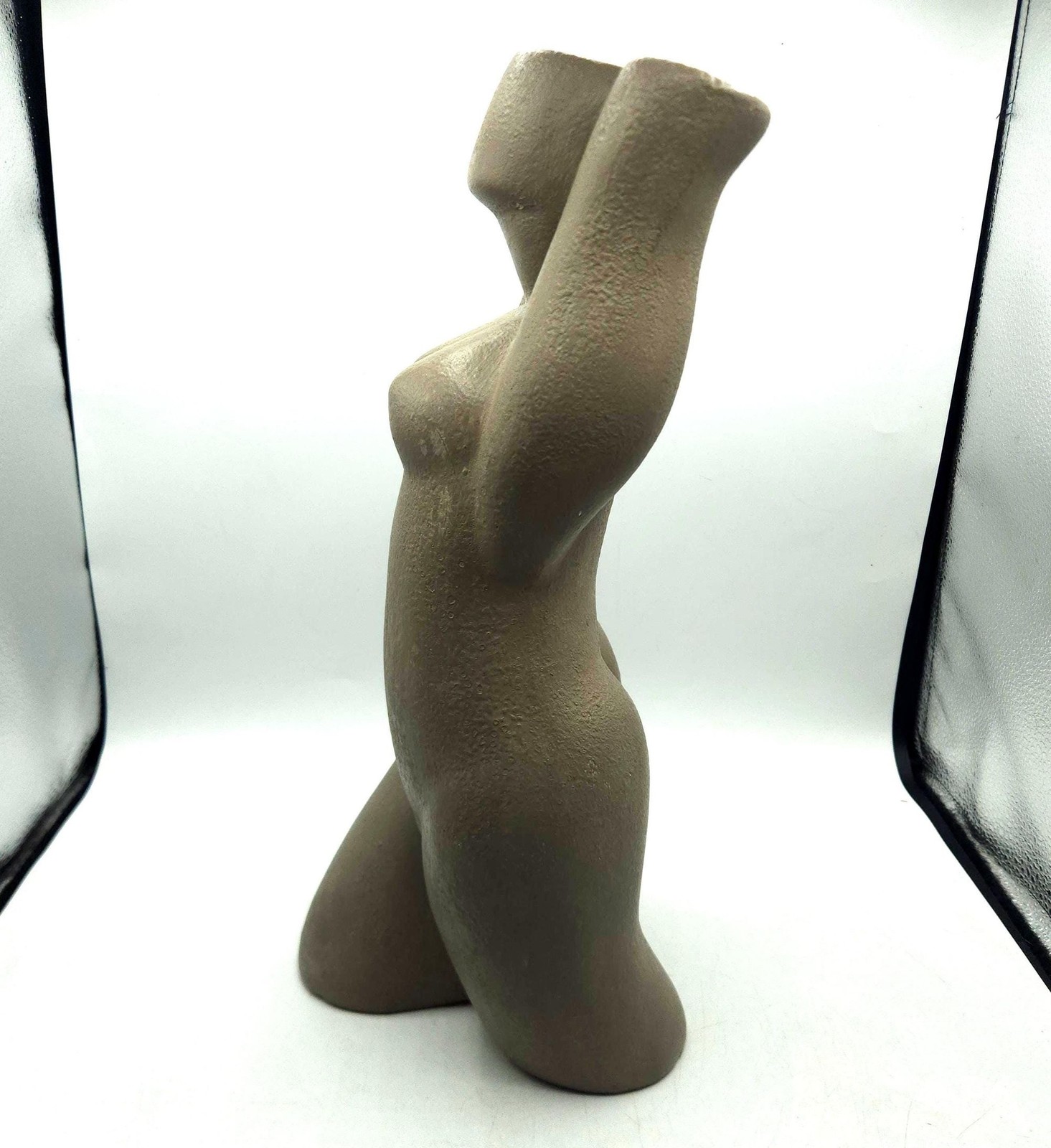 Vintage Mid Century Modern Ceramic Art Studio Pottery Sculpture Woman Body 16