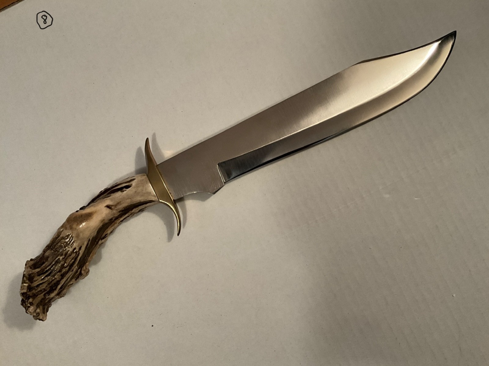 Mountain Man Knife, all Hand Made, with Sheath, Wall Mount & Love Mountain Man Knife, all Hand Made, with Sheath, Wall Mount & Love