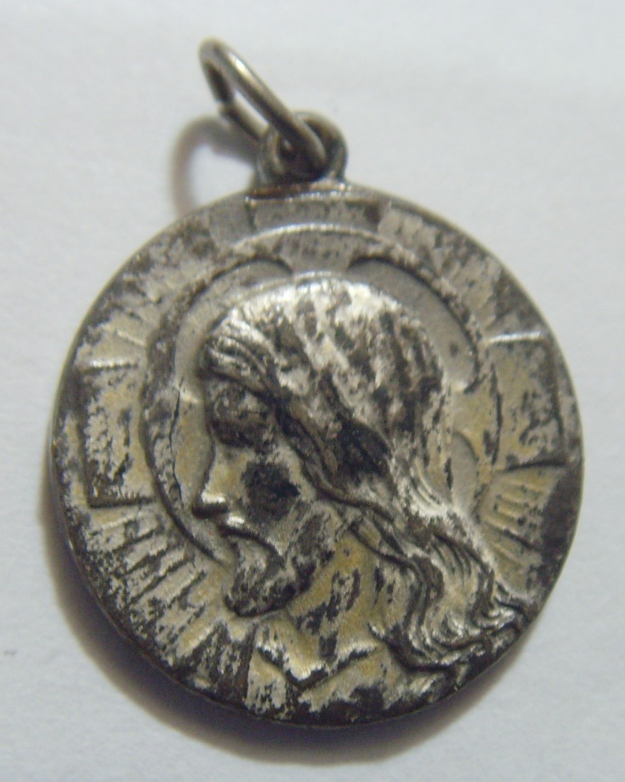 1800s antique I am an Episcopalian religious Christian Jesus pendant 54979 1800s antique I am an Episcopalian religious Christian Jesus pendant 54979