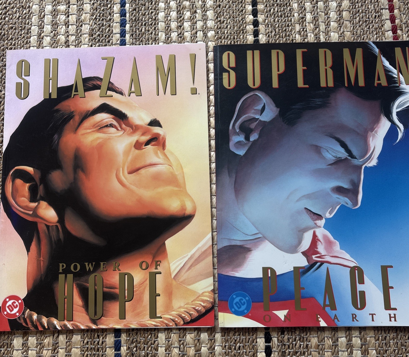 Huge Superman And Shazam Comic Books Graphic Novel Comics