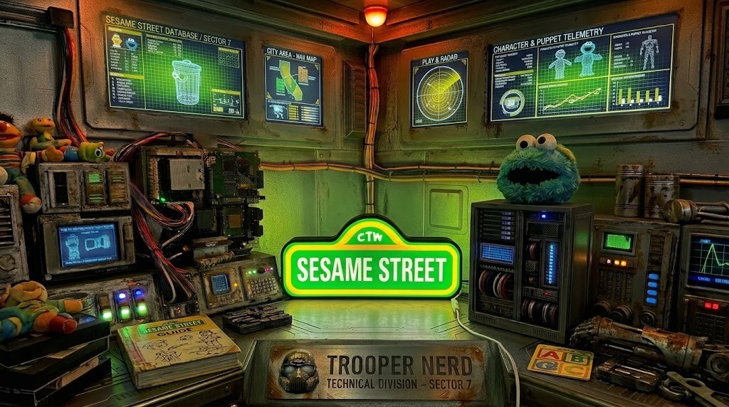 Sesame Street CTW Logo LED Light Box 10.31\