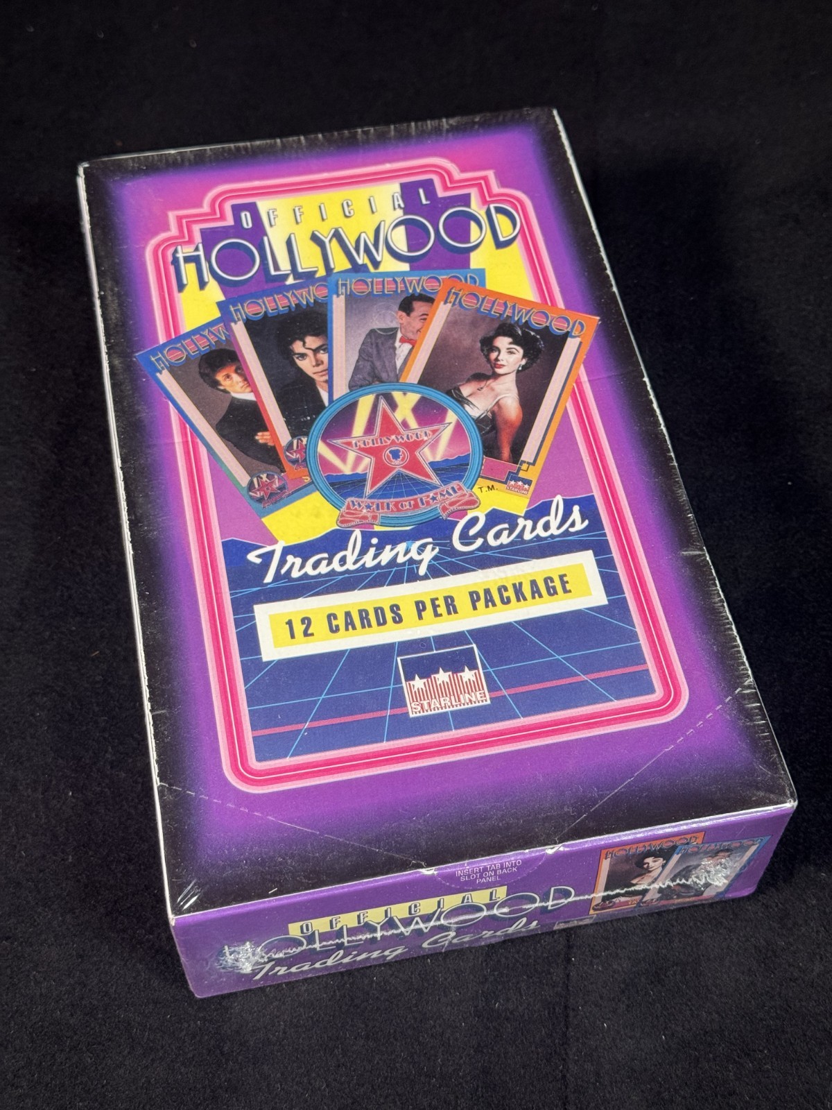 1991 Hollywood Walk of Fame Sealed Wax Box 36 Packs Movie Stars Starline