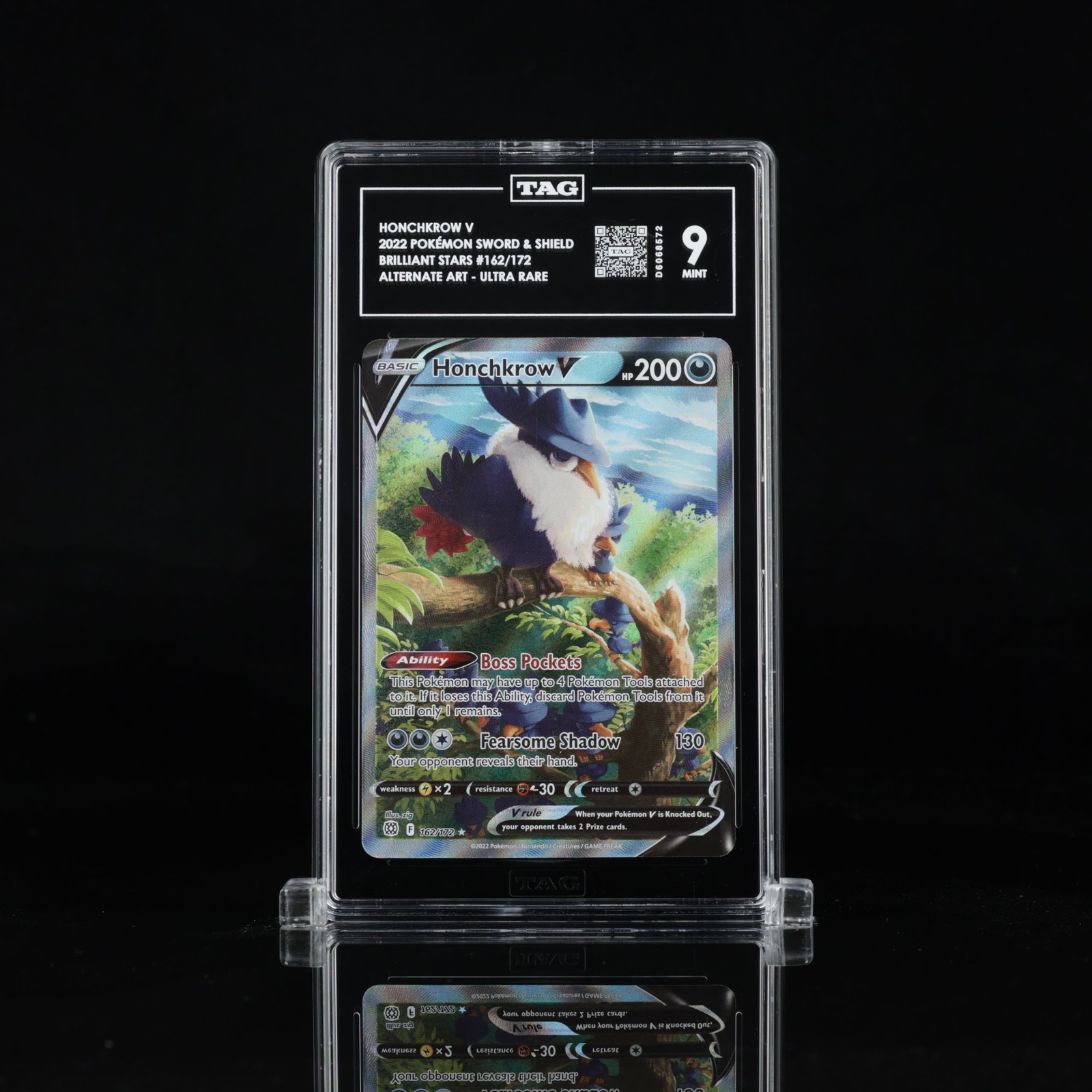 Honchkrow V - Brilliant Stars #162/172 - TAG 9 Honchkrow V - Brilliant Stars #162/172 - TAG 9