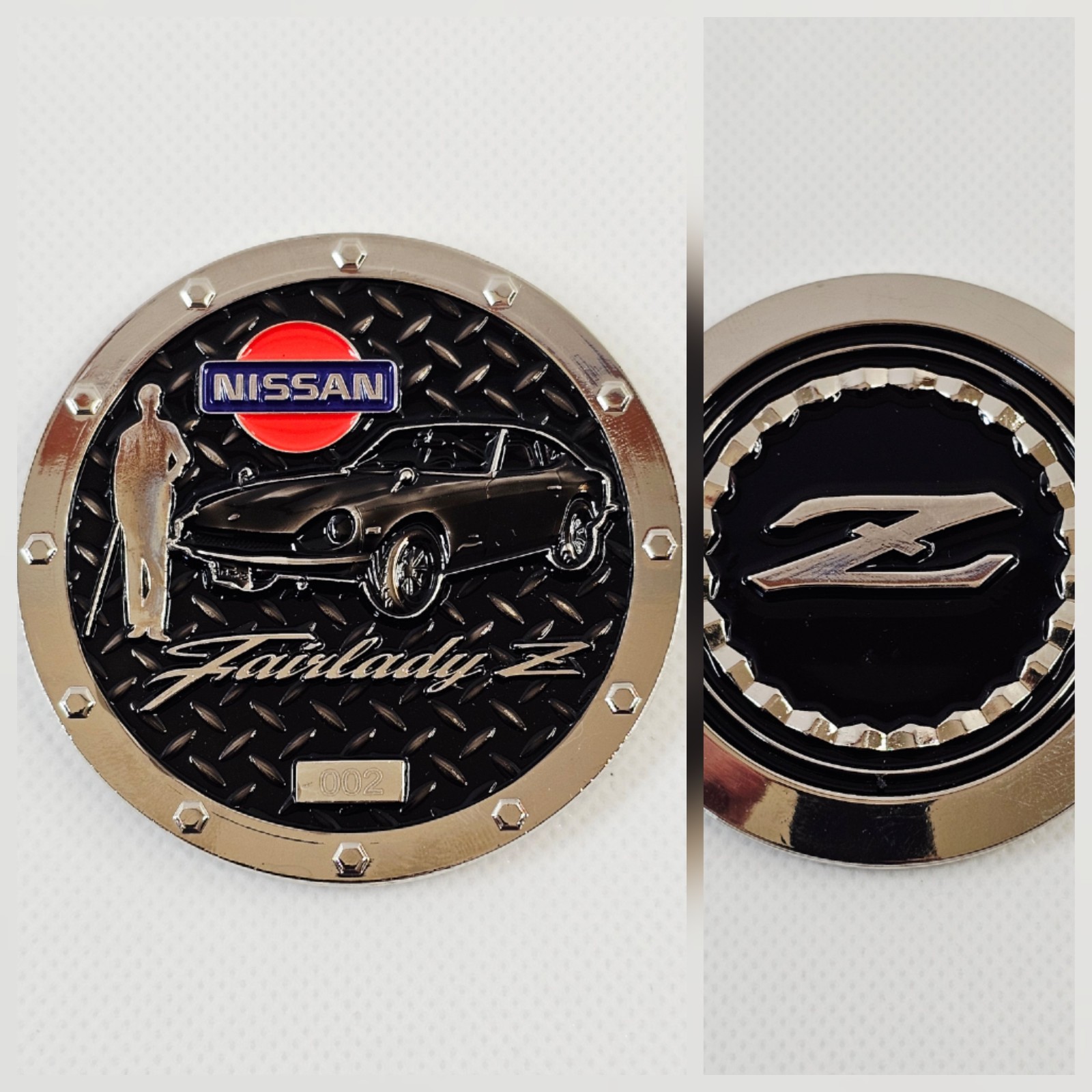 Datsun Nissan 240Z Fairlady Z Challenge Coin #002 Limited Edition 2 1/2\