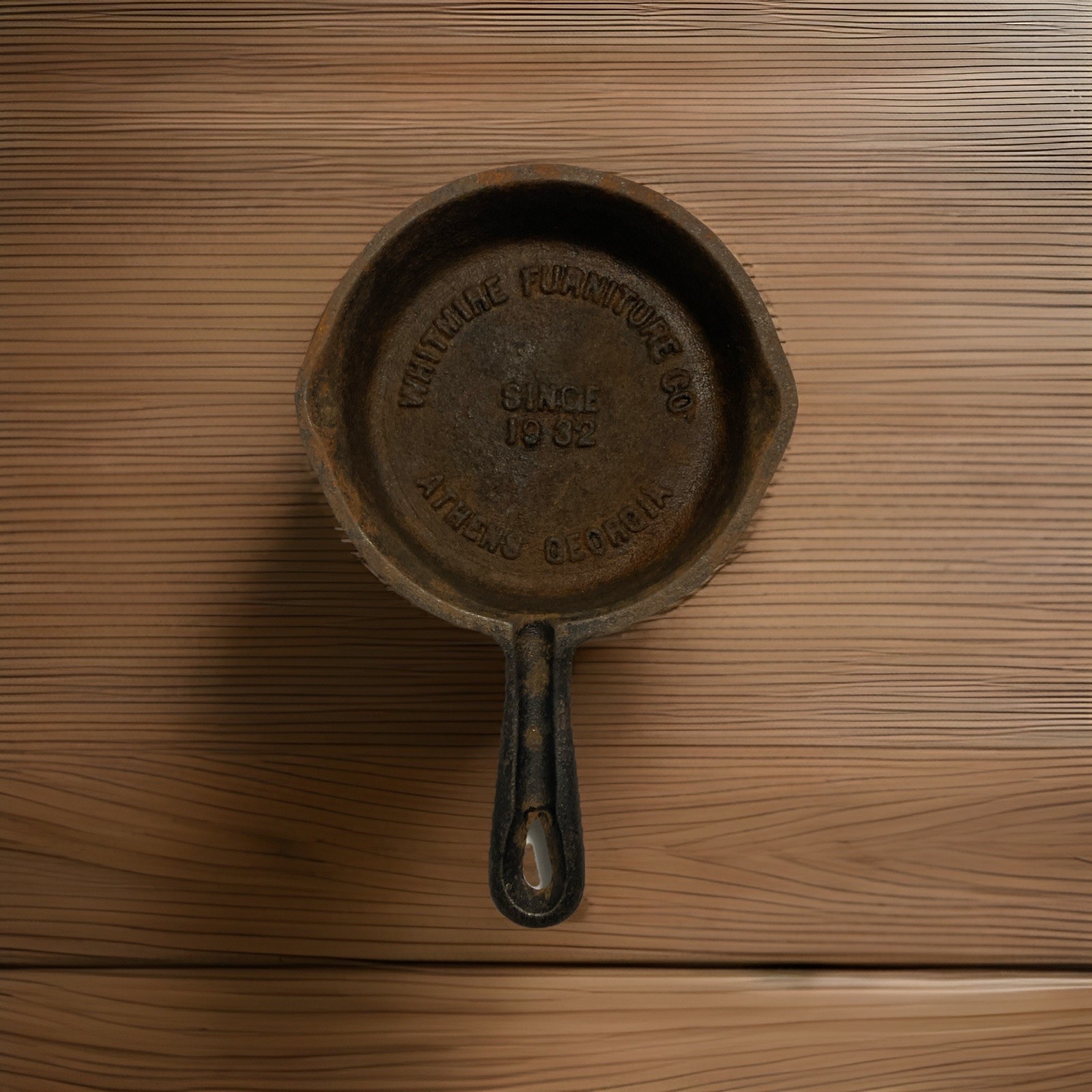 Cast Iron Promo Ad ashray  BSR- WHITMIRE FURNITURE CO. Athens Georgia Since 1932