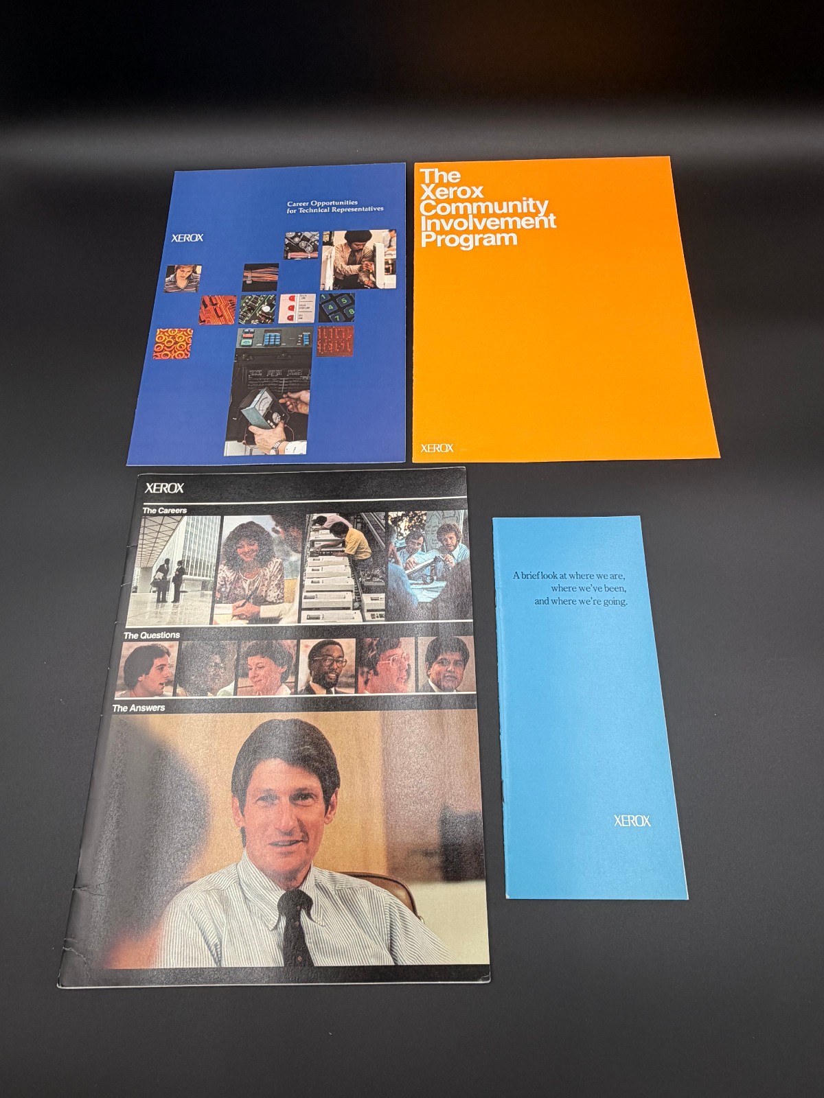Vintage 1980s Xerox Career Pamphlets History Of Company Community Involvement Vintage 1980s Xerox Career Pamphlets History Of Company Community Involvement